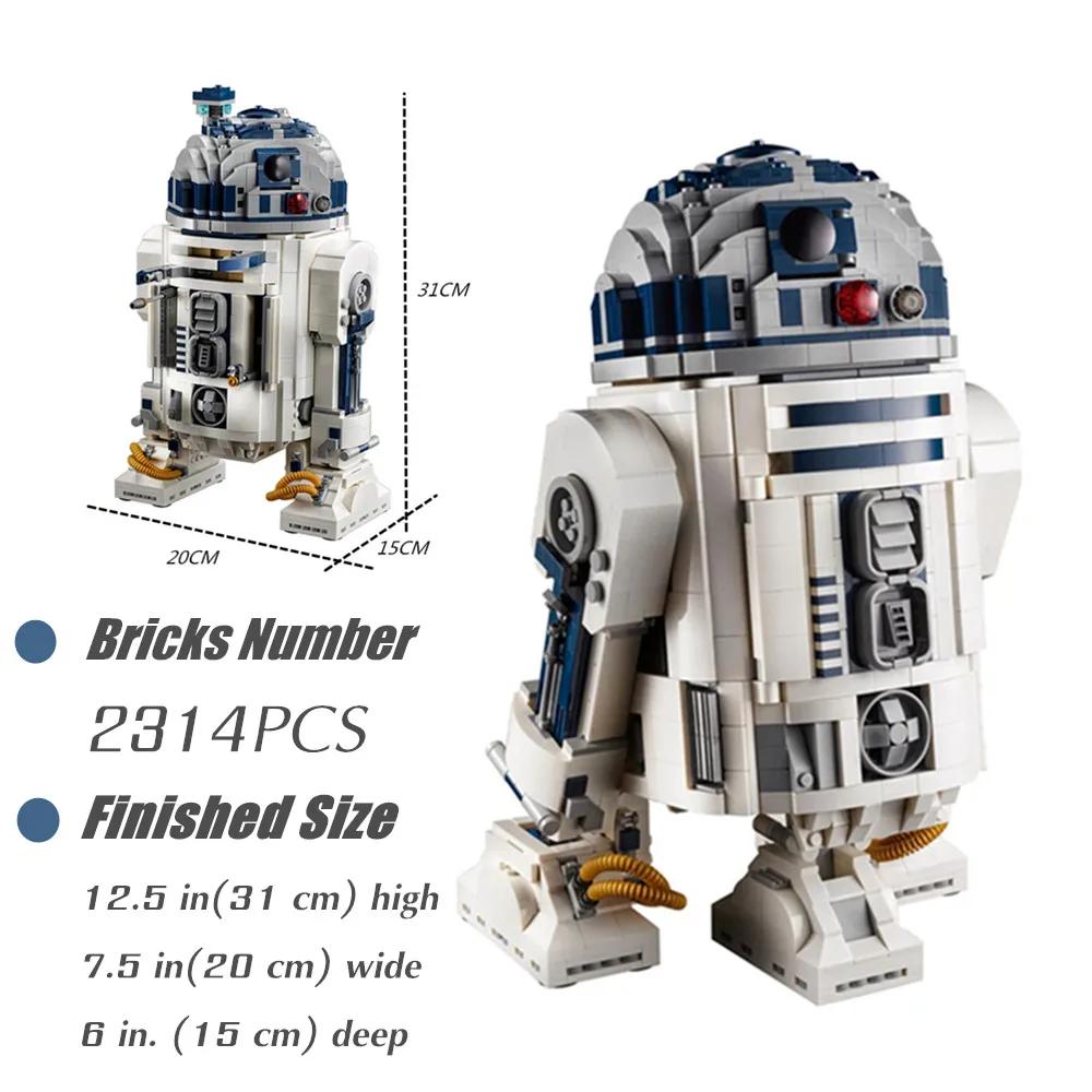 R2-D2 κ Ÿ ̽ Ͽ   ,  75308, R2D2, 2314PCs, ҳ  ũ ,  峭, ǰ